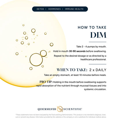 Usage instructions for Quicksilver Scientific DIM