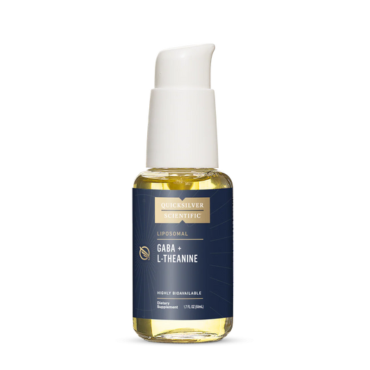 Quicksilver Scientific GABA + L-Theanine, 50 mL pump bottle